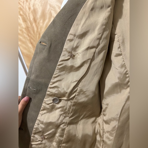 TOTEME inspired Scandinavian suede soft shirt small - Picture 6 of 8